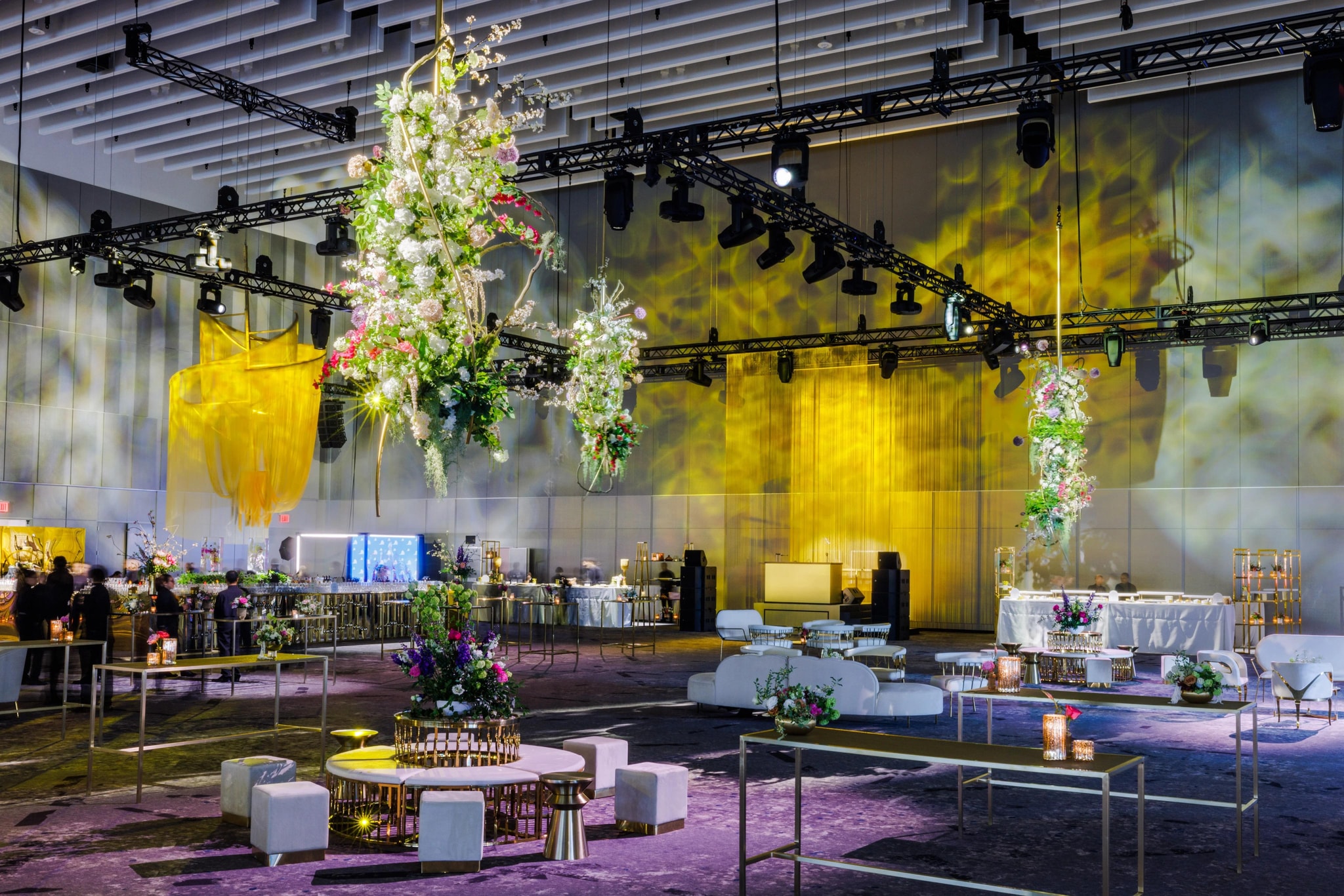 Reception image in Overveiw ballroom in Javits Center, North building