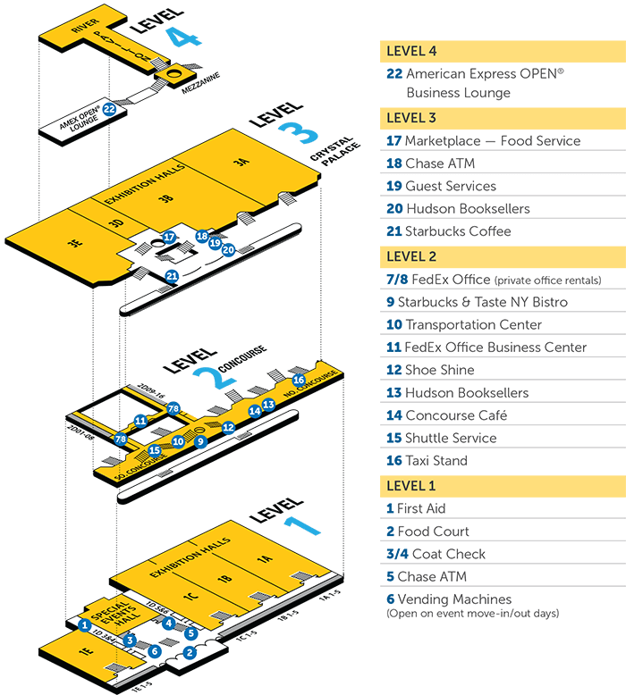 Javits Center Seating Chart